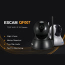 Escam QF007 720P Antenna Wifi IP Camera Night Vision IR Security 1.0 Megapixel EU Plug