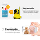 Wireless Security Surveillance Camera, 720P HD 1MP WiFi Security Surveillance Camera Home Monitor with Night Vision, Motion Alarm, Romote Viewing White