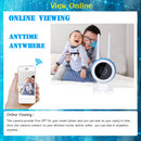 HisEEu Security Camera 720P Wireless WiFi IP Camera, IR Night Vision, Waterproof, Motion Detection Alarm for Home Surveillance System, Supported for Windows, iOS, Android