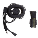 Single PTT Headset Earpiece Microphone for Baofeng Kenwood Walkie Talkie Intercom Radio