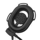 Single PTT Headset Earpiece Microphone for Baofeng Kenwood Walkie Talkie Intercom Radio
