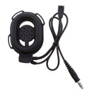 Single PTT Headset Earpiece Microphone for Baofeng Kenwood Walkie Talkie Intercom Radio