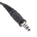 Single PTT Headset Earpiece Microphone for Baofeng Kenwood Walkie Talkie Intercom Radio