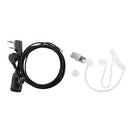 Acoustic Tube Earpiece Earphone Microphone Clip on For Walkie Talkie Two Way Radio
