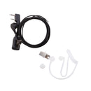 Acoustic Tube Earpiece Earphone Microphone Clip on For Walkie Talkie Two Way Radio