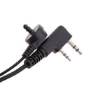 Acoustic Tube Earpiece Earphone Microphone Clip on For Walkie Talkie Two Way Radio