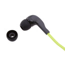 In-ear Earpiece Microphone Flat Tangle Free Cable Earphone For Walkie Talkie Radio Green