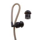 Coil Acoustic Air Tube With Ear Bud For Walkie Talkie Radio Earpiece Headset