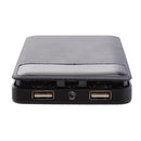 Portable Dual USB LED Power Bank Battery Charger Holder For 2pcs 606090 Battery