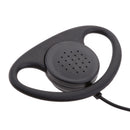 D Shape Ear Hook Earpiece Headset With PTT & Mic For Baofeng Kenwood TK Series and other 2 Pin Radios