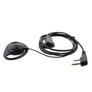 D Shape Ear Hook Earpiece Headset With PTT & Mic For Baofeng Kenwood TK Series and other 2 Pin Radios