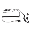 2-pin In-ear Clip On Earphone With Mic For Baofeng Motorola Walkie Talkie