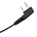 2-pin In-ear Clip On Earphone With Mic For Baofeng Motorola Walkie Talkie