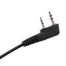 LED Headset Earphone Earpiece Acoustic Tube Mic for 2-pin Talkabout Radio Intercom
