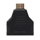 1080P HDMI Male to 2 HDMI Female 1 in 2 out Splitter Cable Adapter Converter, Black