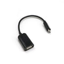 3 in 1 Mini-HDMI to HDMI Adapter + Micro USB to USB Female Cable + Male GPIO Header for Raspberry Pi Zero Adapter Kit Black