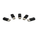 5Pieces USB 3.1 Type C Male To Micro USB Female Adapter Converter Metal Connectors