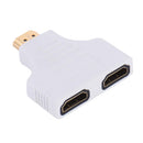 HDMI Switcher 2 Port AV Switch Selector Adapter Converter Splitter Hub HDTV Male to Female