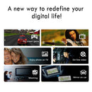 WIFI Display Dongle, WiFi Wireless with Light Effect HDMI 1080P Full HD + AV Dual Output Display Receiver Support DLNA Airplay Miracast for IOS /Android / Windows / Mac