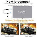 WIFI Display Dongle, WiFi Wireless with Light Effect HDMI 1080P Full HD + AV Dual Output Display Receiver Support DLNA Airplay Miracast for IOS /Android / Windows / Mac