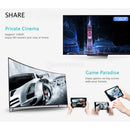 WIFI Display Dongle, WiFi Wireless with Light Effect HDMI 1080P Full HD + AV Dual Output Display Receiver Support DLNA Airplay Miracast for IOS /Android / Windows / Mac