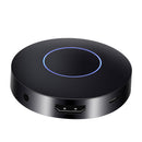 WIFI Display Dongle, WiFi Wireless with Light Effect HDMI 1080P Full HD + AV Dual Output Display Receiver Support DLNA Airplay Miracast for IOS /Android / Windows / Mac