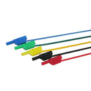 1 Set of Silicone Banana Plug to Crocodile Alligator Clip Test Probe Lead Wire