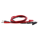 P1040 1Set 1M 4mm Silicone Banana Plug to Crocodile Alligator Clip Test Probe Lead Wire Cable Test Leads Kits
