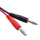1Set 1M 4mm Silicone Banana Plug to Test Hook Clip Probe Lead Wire Cable Test Leads Kits