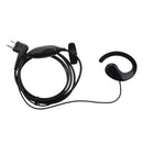 PTT Clip On Earpiece Headset With Mic For Motorola Walkie Talkie Radio
