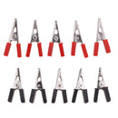 10 Pieces 35mm Alligator Crocodile Test Clips Clamps Lead Probe Connector