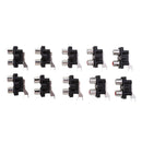 10pcs Solder Type Right Angle Female Jack 2 RCA Socket Connector Board DIY