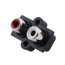 10pcs Solder Type Right Angle Female Jack 2 RCA Socket Connector Board DIY