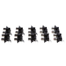 10pcs Solder Type Right Angle Female Jack 2 RCA Socket Connector Board DIY