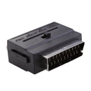 2 Pieces 21Pin SCART Male Plug To Composite 3RCA S-Video AV TV Audio Adapter