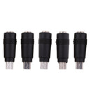 5Pieces DC Power Micro USB 5 Pin Male To 5.5x2.1mm Female Charging Adapter