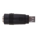 5Pieces DC Power Micro USB 5 Pin Male To 5.5x2.1mm Female Charging Adapter