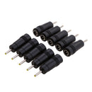 10Pieces DC Power Adapter 5.5x2.1mm Female to 2.5x0.7mm Male Connector Converter