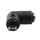 5Pieces Right Angle DC Power Micro USB Male To 5.5x2.1mm Female Adapter