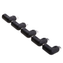 5Pieces Right Angle DC Power Micro USB Male To 5.5x2.1mm Female Adapter