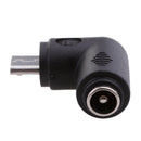 5Pieces Right Angle DC Power Micro USB Male To 5.5x2.1mm Female Adapter
