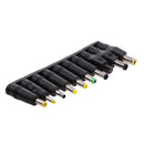 10pcs 5.5 x 2.1mm DC Female Jack to Multi Type Power Plug Connector Adapters