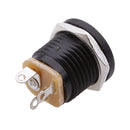 10pcs DC Power Adapter Socket Female Panel Mount Connector 3-Pin 5.5 x 2.1mm