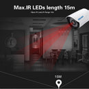 Escam Plane QE07 POE 1 MP 720P Waterproof Camera Wireless IR-Cut Night Vision IP P2P POE CCTV Security Camera EU Plug