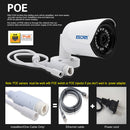 Escam Plane QE07 POE 1 MP 720P Waterproof Camera Wireless IR-Cut Night Vision IP P2P POE CCTV Security Camera EU Plug