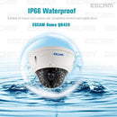 Escam QD420 HD H.265 4MP IP Camera Waterproof IP66 Day/Night Vision Surveillance Dome Camera Support ONVIF Motion Detection