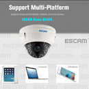 Escam QD420 HD H.265 4MP IP Camera Waterproof IP66 Day/Night Vision Surveillance Dome Camera Support ONVIF Motion Detection