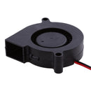 DC 12V Connector Brushless Cooling Turbo Blower Fan 50x15mm Cooler 3D Printer Parts