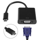 USB3.1 Type C USB-C To Female VGA Adapter Cable For Macbook Chromebook