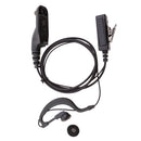 Ear Hook Earpiece Headset PTT &Mic for Motorola XPR6300 XPR6350 XPR6380